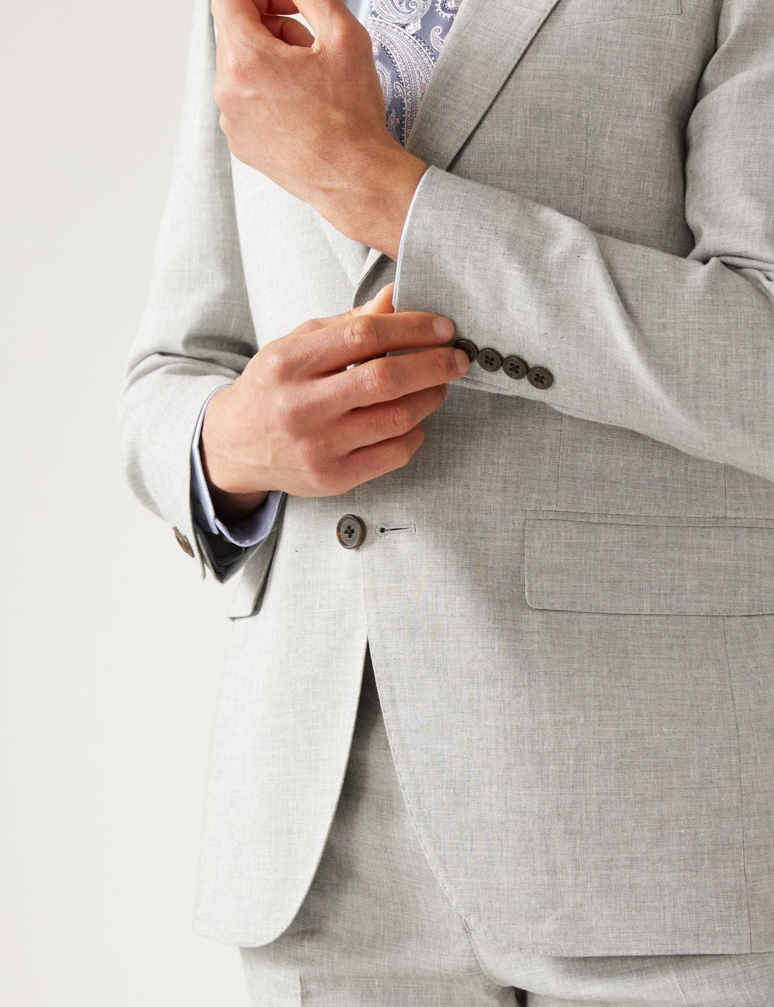 Tailored Fit Italian Linen Miracle™ Ceket