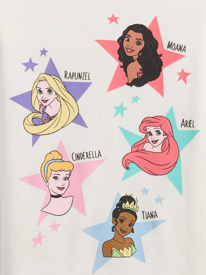 Beyaz Gap × Disney Princess 100% Organik Pamuk Pijama Takımı