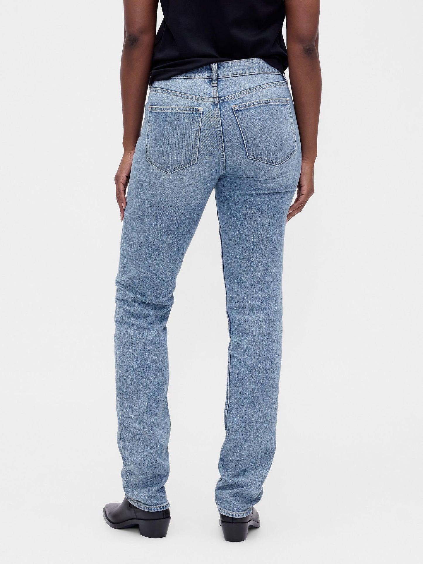 Açık Mavi Curvy Low Rise '90s Jean Pantolon