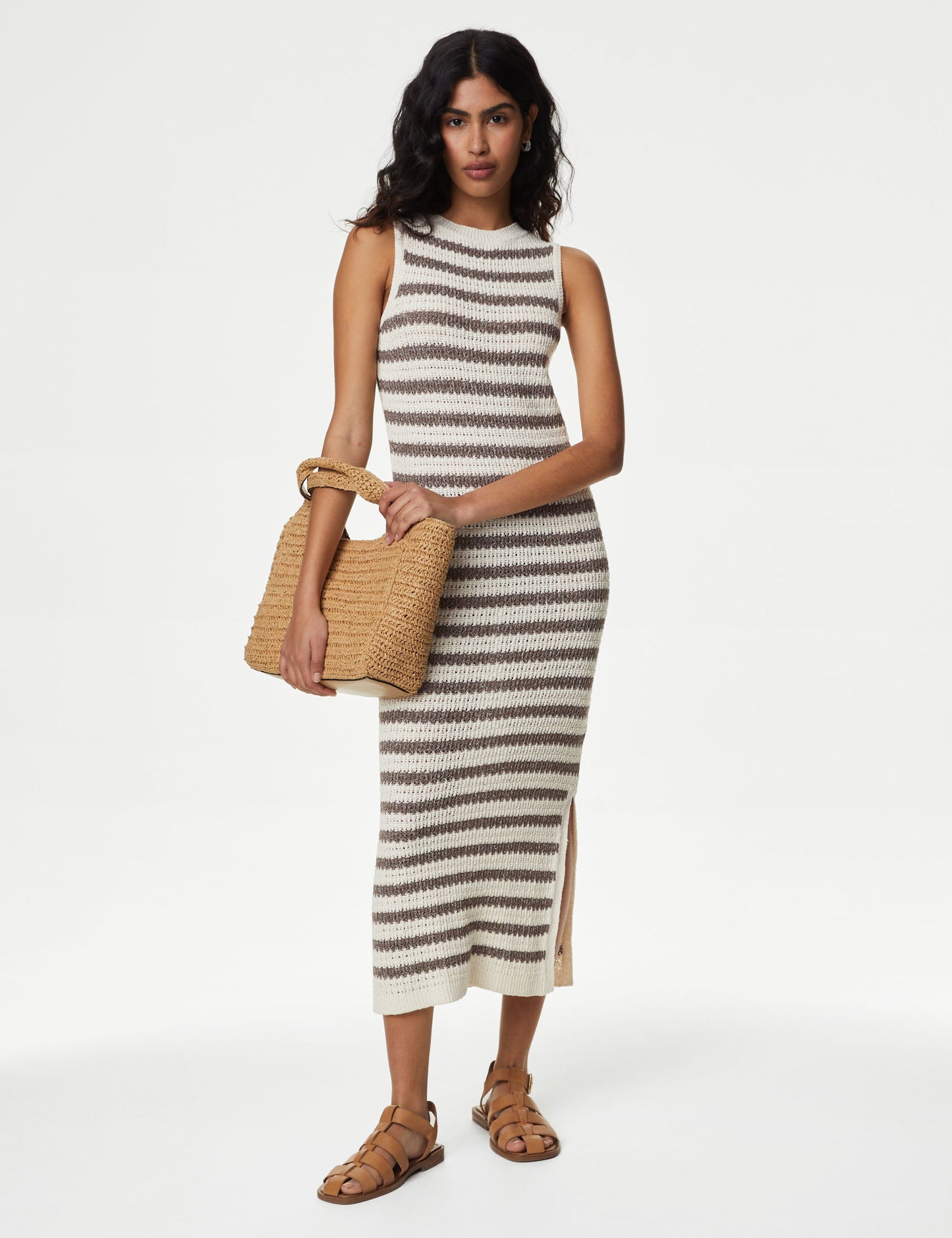 Regular Fit Midi Elbise