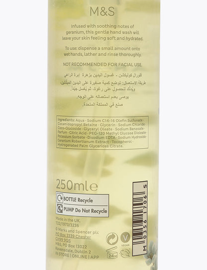 Apothecary Geranium El Yıkama Jeli 250 ml