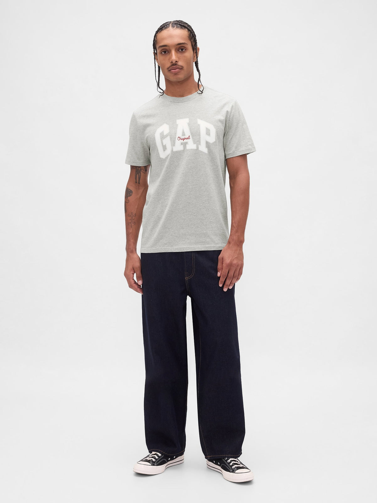 Gri Everyday Soft Gap Logo T-shirt