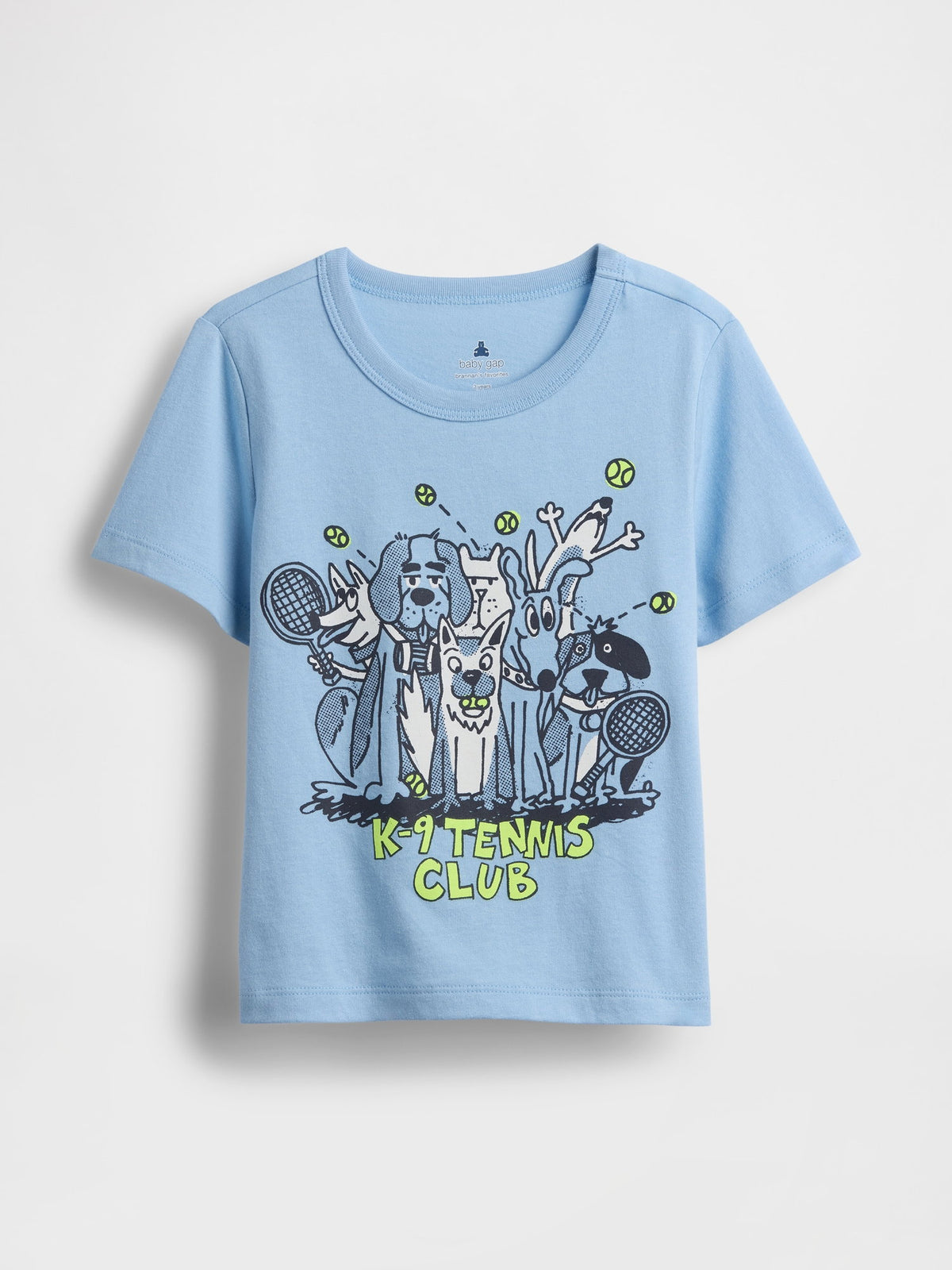 Açık Mavi Mix & Match Grafik Baskılı T-shirt