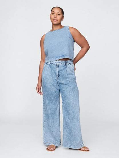 Mavi 365 High Rise Ultrasoft Pileli Denim Pantolon