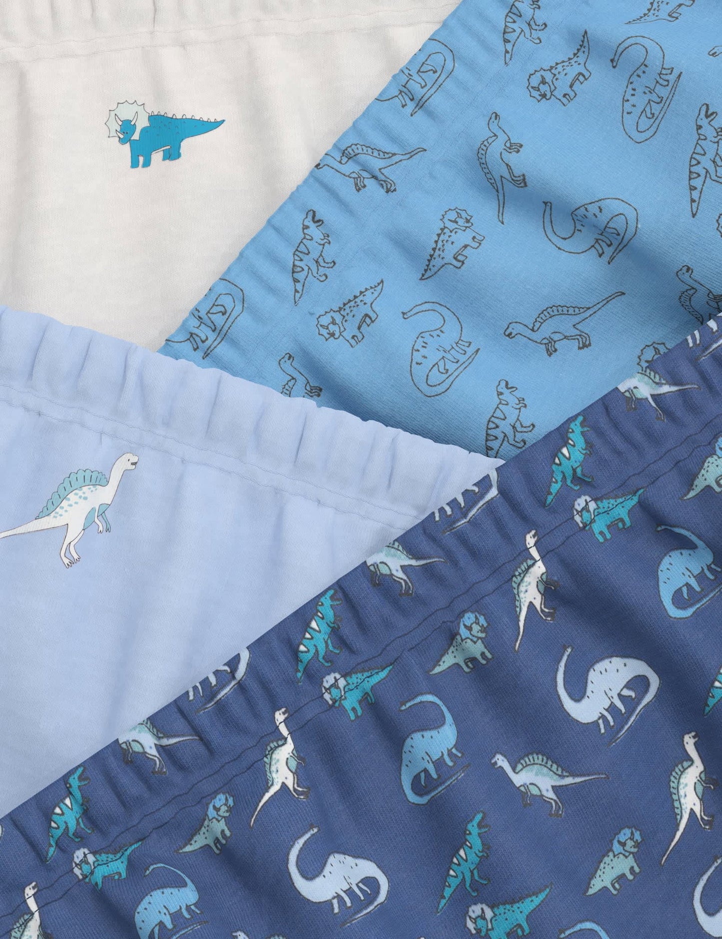 ?7'li Saf Pamuklu Dinozor Desenli Erkek Çocuk Külot (2–8 Yaş)?