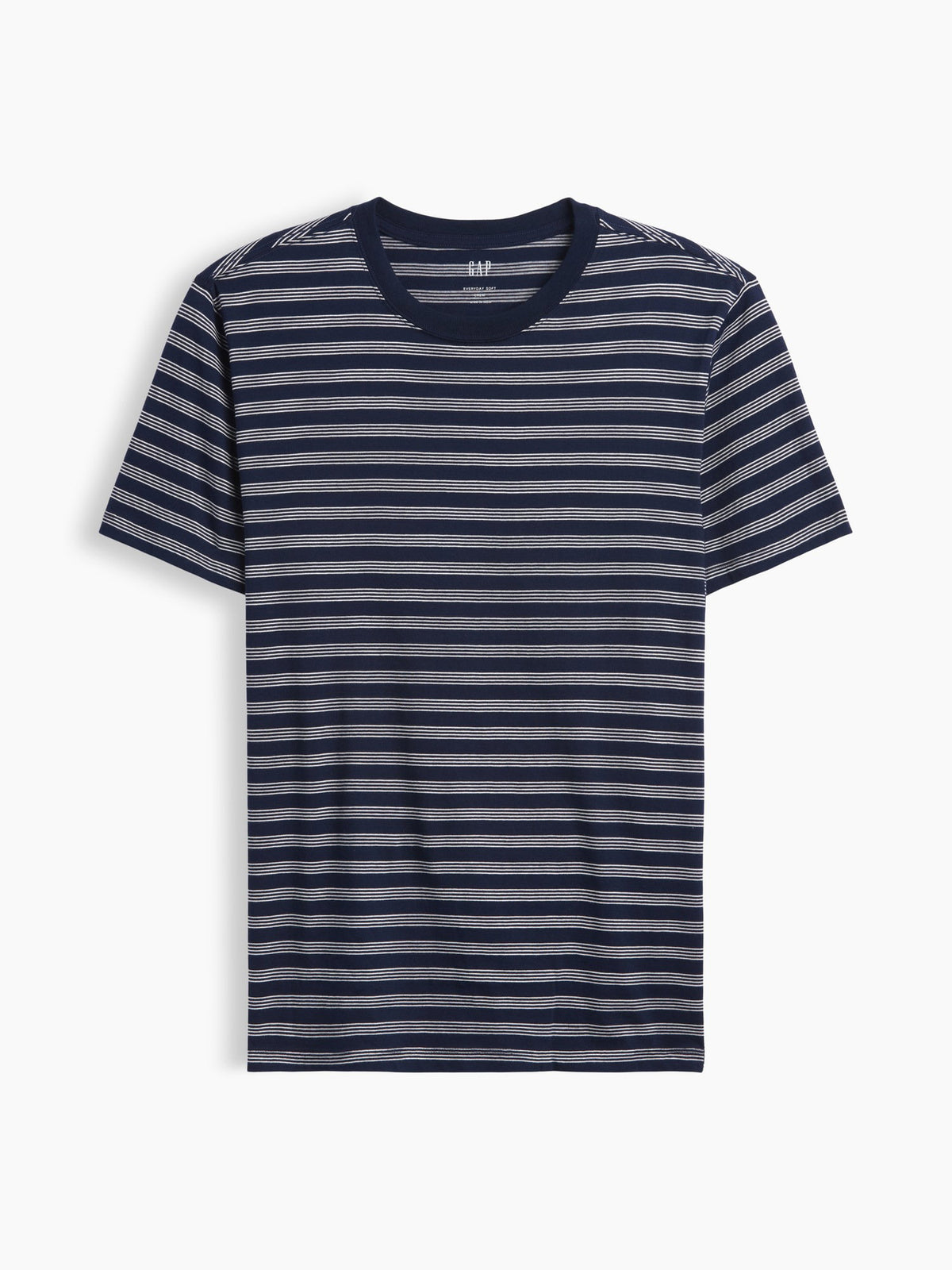 Lacivert Relaxed Bisiklet Yaka T-shirt