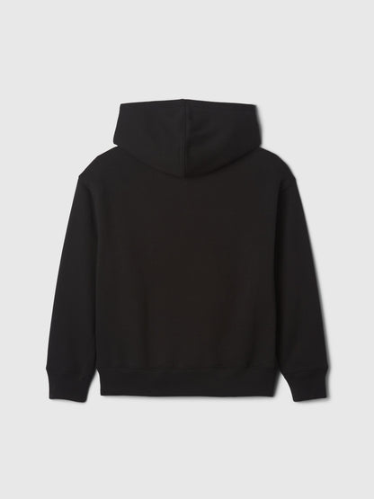 Siyah Gap Logo Kapüşonlu Sweatshirt