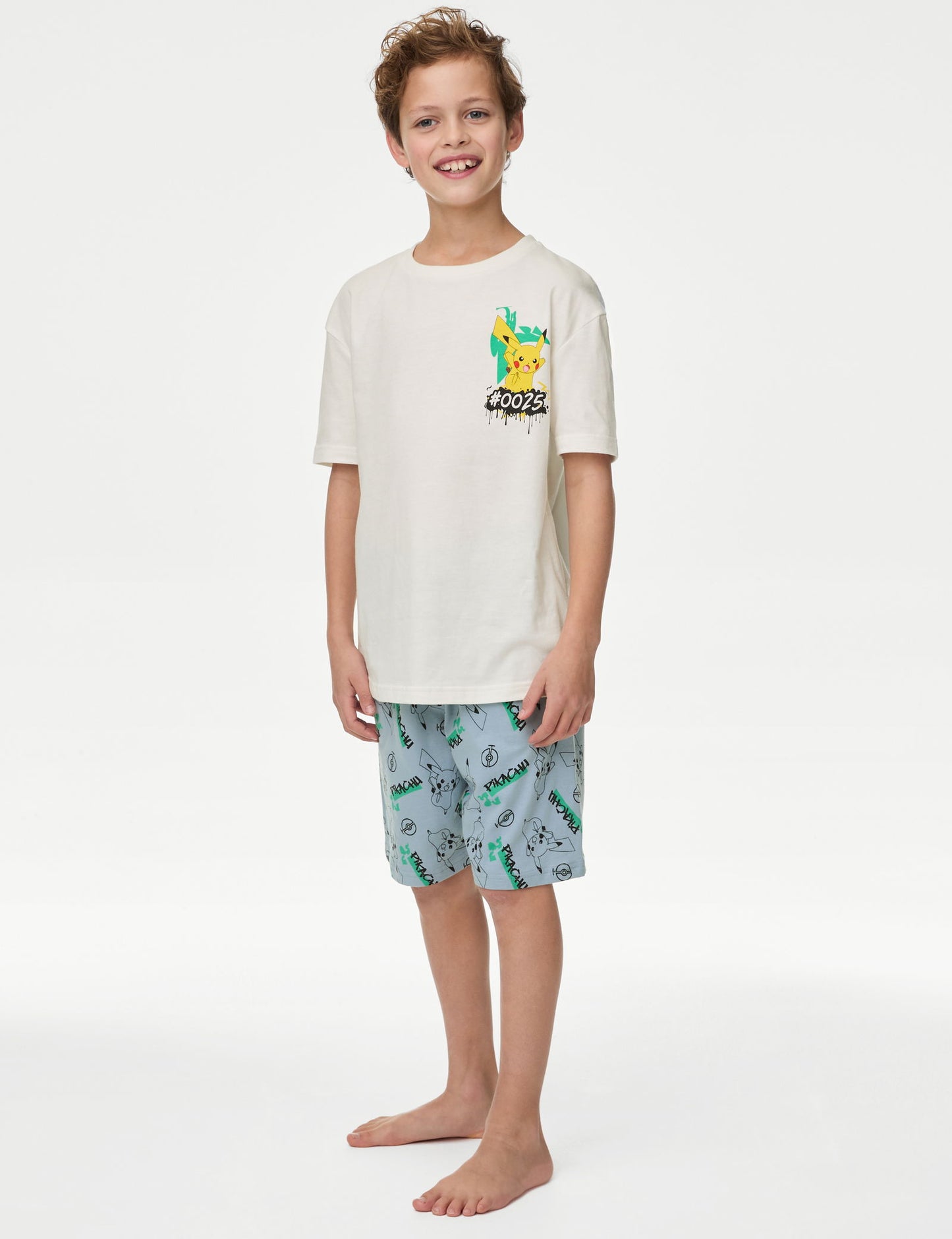 Saf Pamuklu Pokémon:trade_mark: Pijama Takımı (6-16 Yaş)