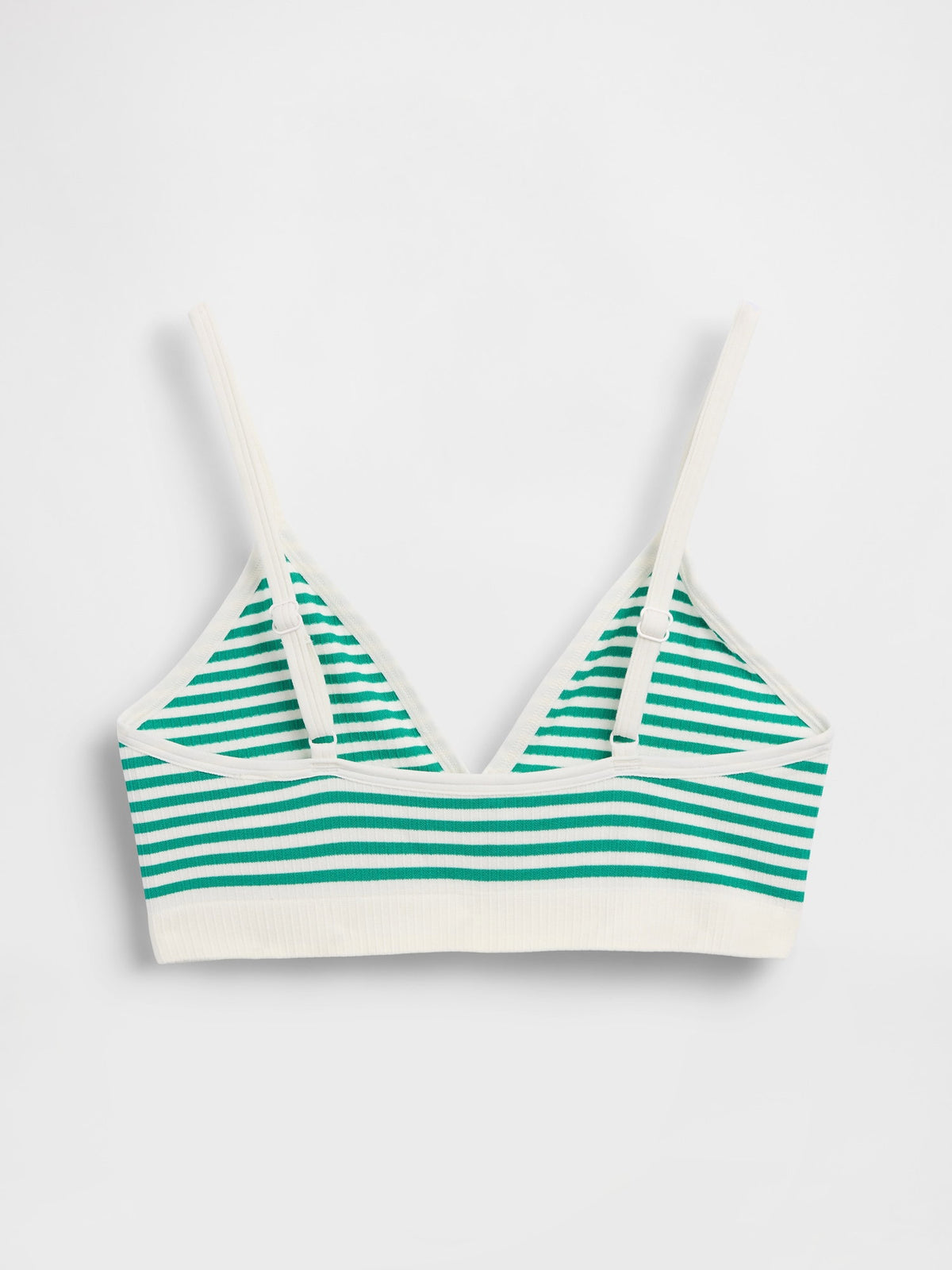 Yeşil Seamless Fitilli Triangle Bralet