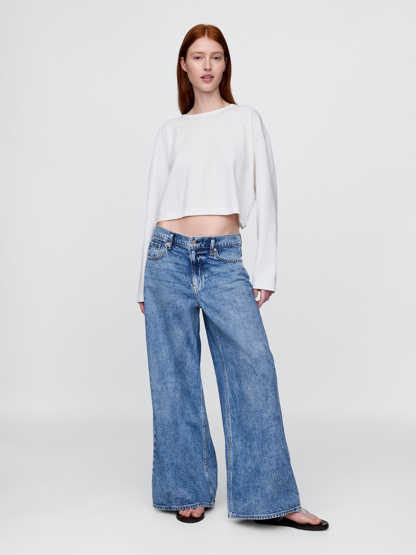 Mavi Low Rise Extra Baggy Jean Pantolon