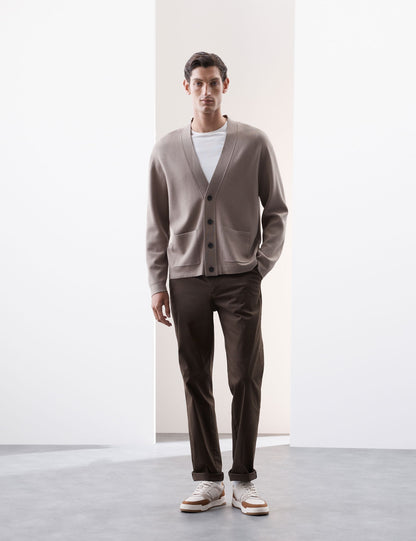 Relaxed Fit V-yaka Hırka