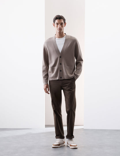 Relaxed Fit V-yaka Hırka