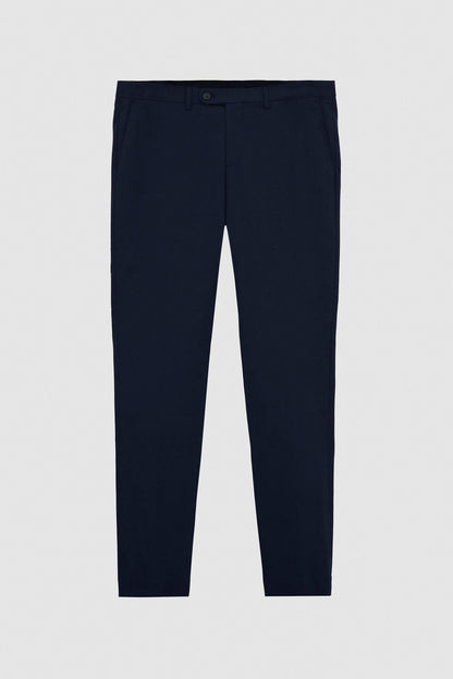 Tween Slim Fit Lacivert Düz Yünlü Bi Stretch Takim Elbise