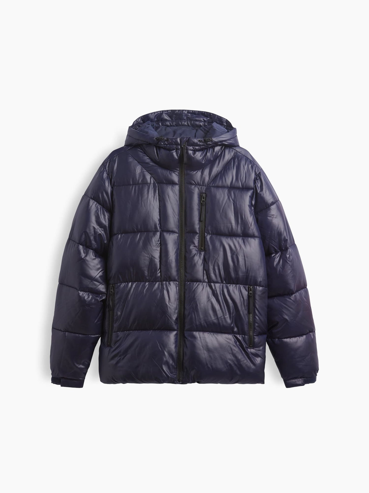 Kahverengi Recycled Heavyweight Puffer Şişme Mont