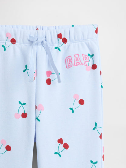 Açık Mavi Relaxed Pull-on Logo Eşofman Altı