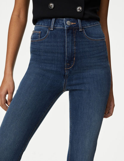 Yüksek Bel Slim Flare Magic Jean Pantolon
