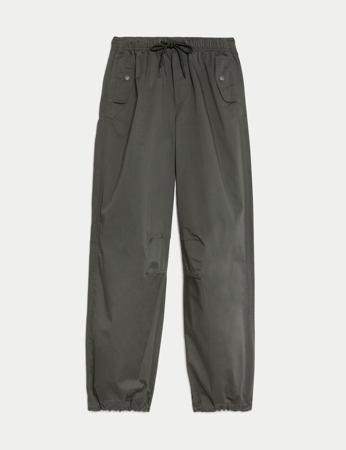 Relaxed Fit Yüksek Bel Paraşüt Pantolon