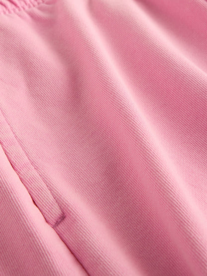 Açık Pembe Heavyweight Havlu Kumaş Şort