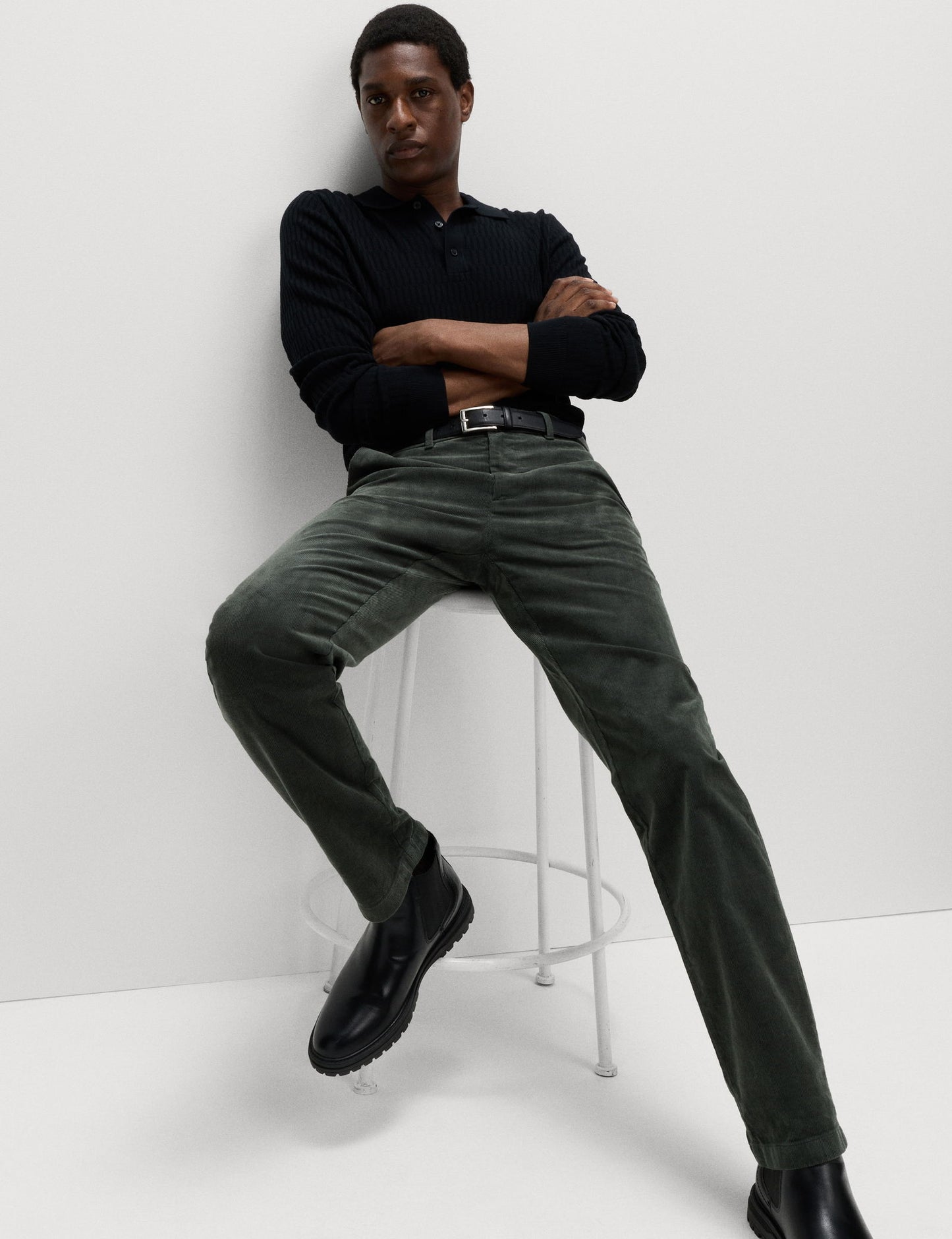 Regular Fit Kadife Esnek Chino Pantolon