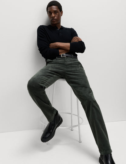Regular Fit Kadife Esnek Chino Pantolon