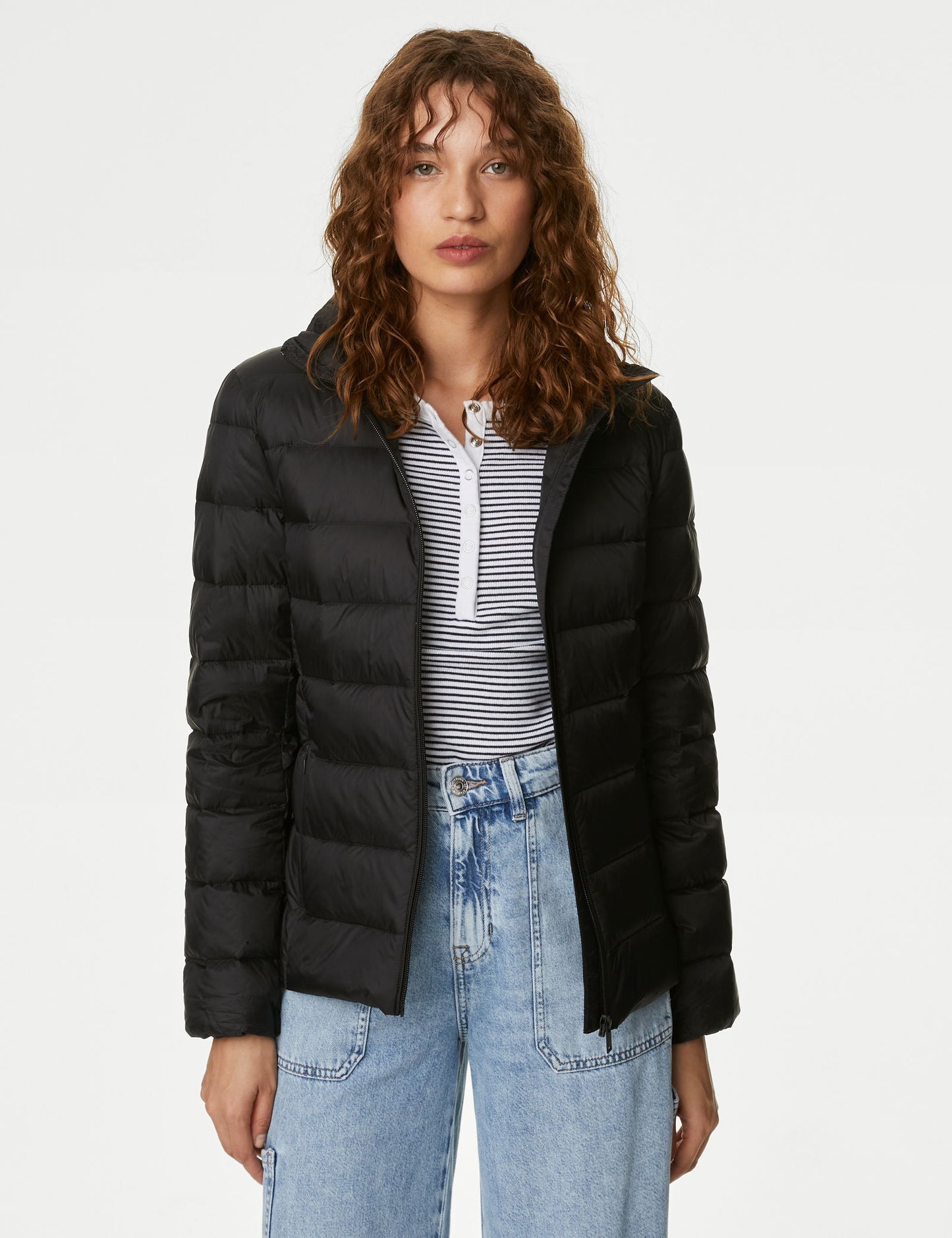 Feather & Down Kuş Tüyü Karışımlı Puffer Mont