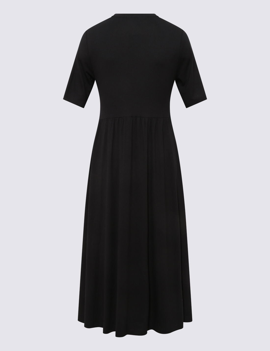 Relaxed Fit Midi Örme Elbise