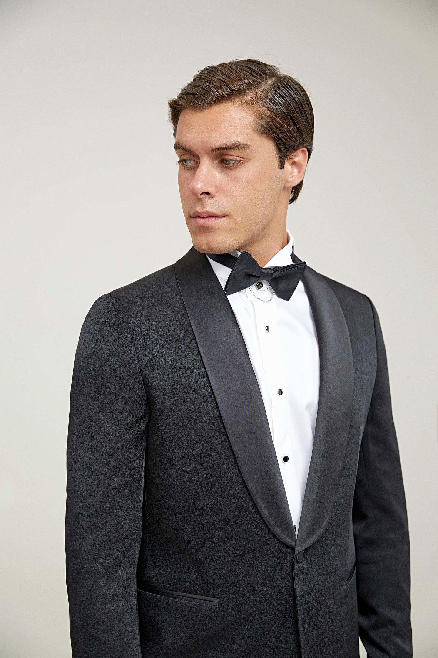 Tween Slim Fit Siyah Smokin Takim