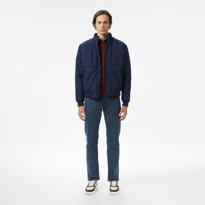 Lacoste Erkek Dik Yaka Lacivert Mont