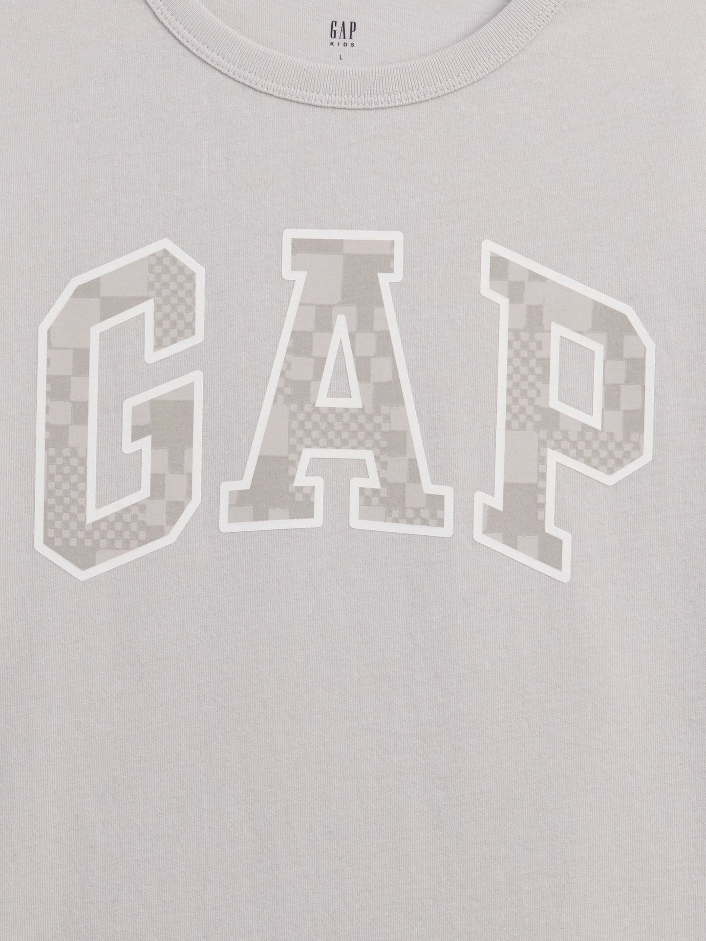 Açık Gri Gap Logo T-shirt