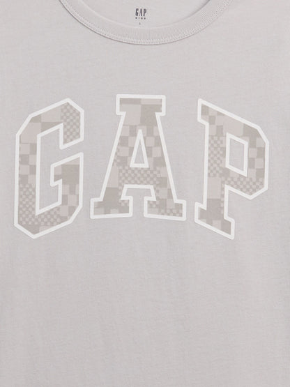 Açık Gri Gap Logo T-shirt