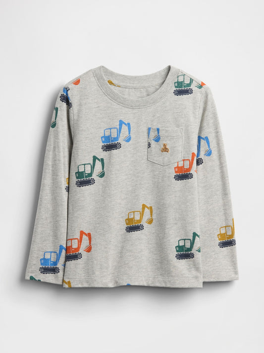 Gri Mix & Match Cepli T-shirt