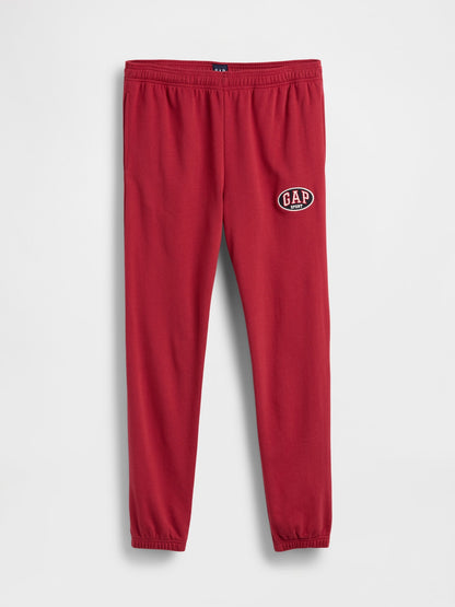 Kırmızı Vintagesoft Terry Gap Logo Relaxed Jogger Eşofman Altı