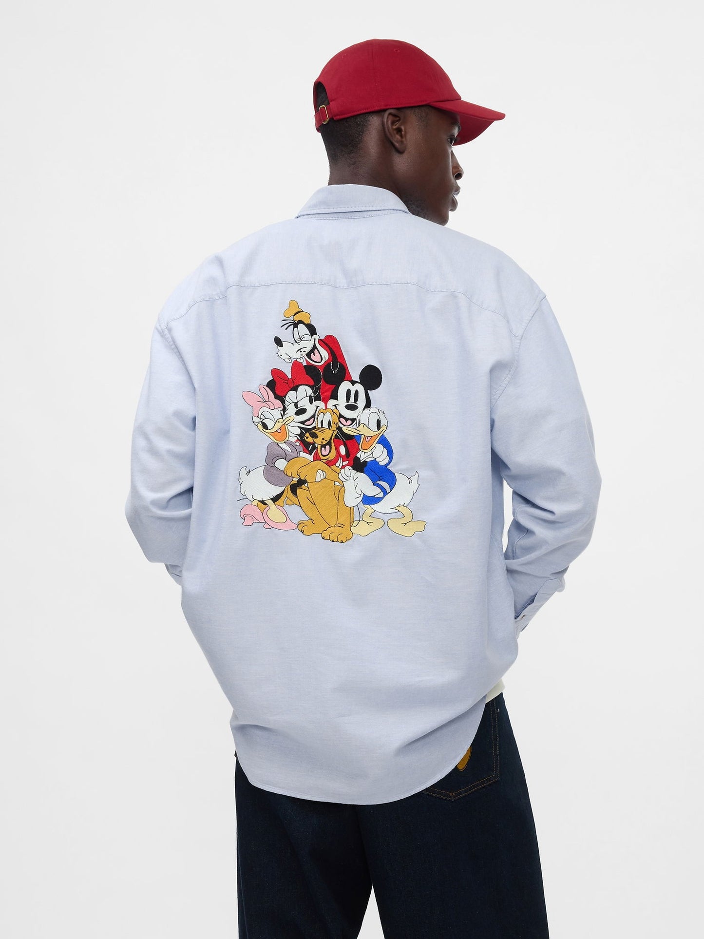 Mavi Gap × Disney Oversize Oxford Gömlek