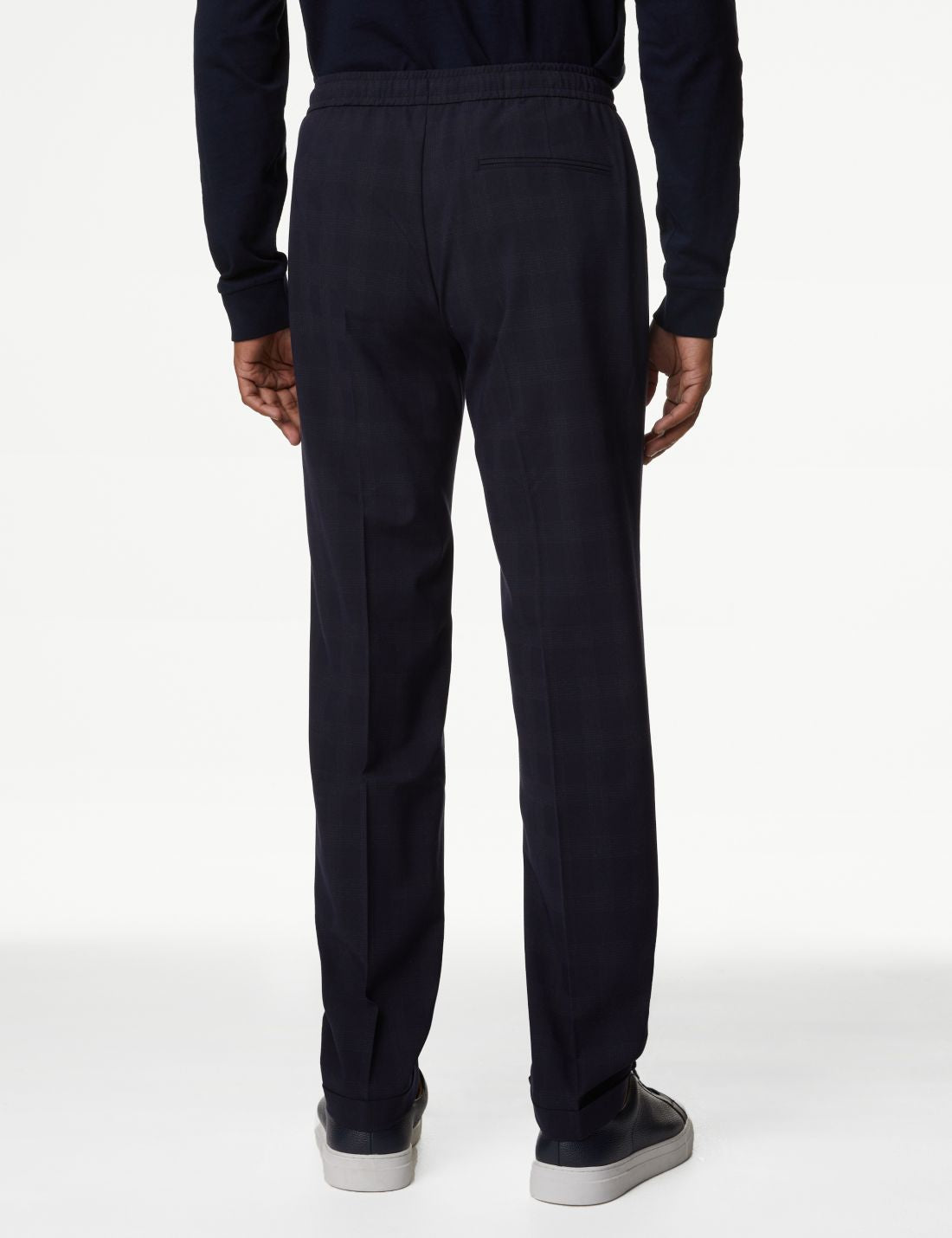 Tailored Fit Ekose Desenli Pantolon