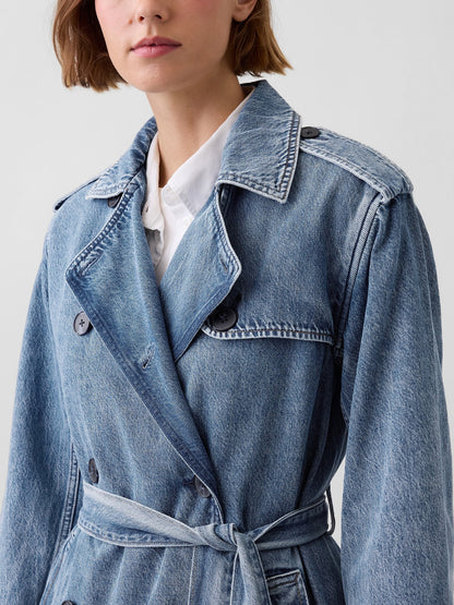 Mavi Longline Icon Denim Trençkot