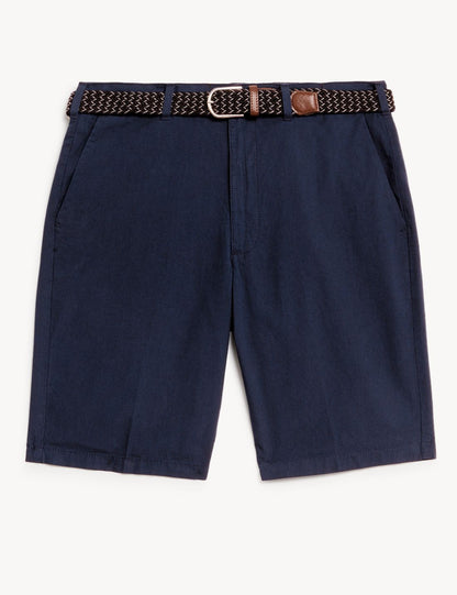Saf Pamuklu Regular Fit Chino Şort