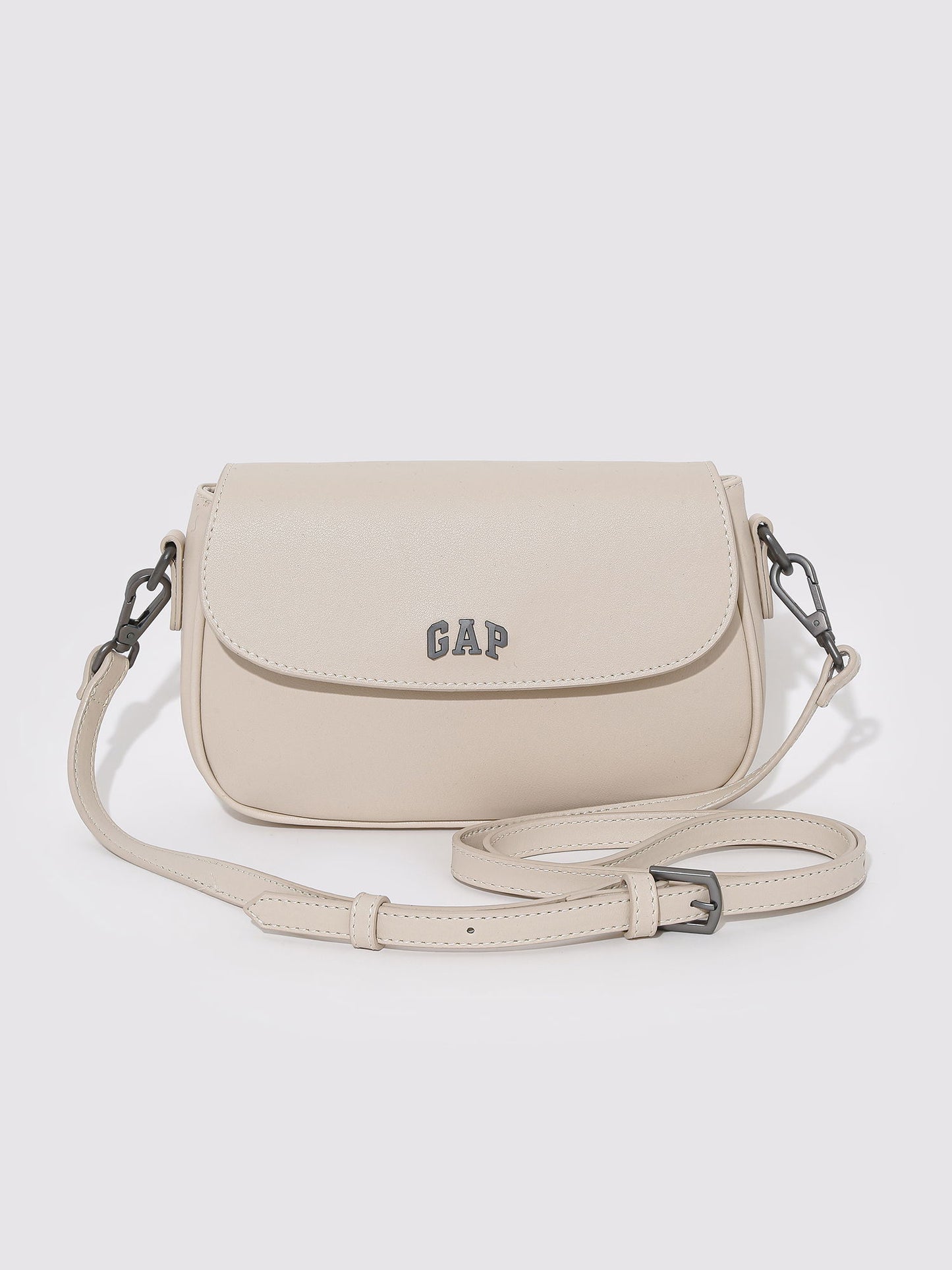 Bej Gap Logo Omuz Çantası