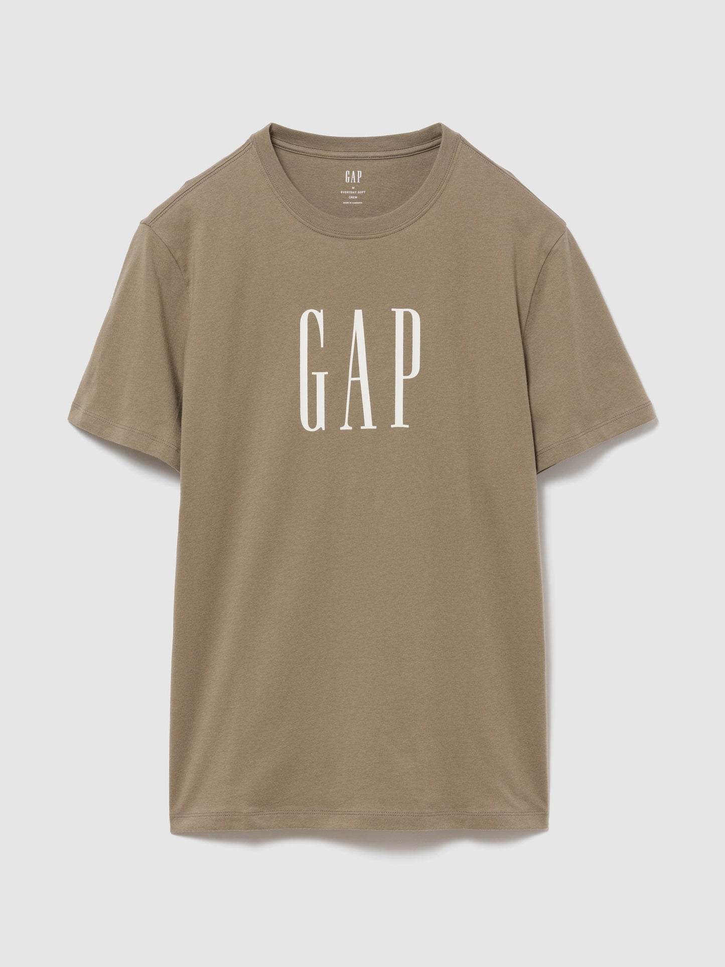 Açık Kahverengi Everyday Soft Relaxed Grafik Baskılı T-shirt
