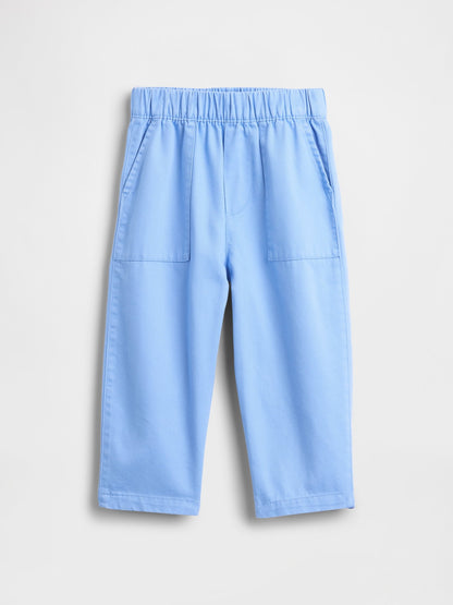 Açık Mavi Ultrasoft Pull-on Barrel Pantolon