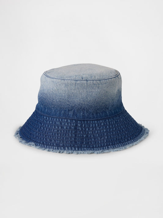 Mavi Ombre Denim Bucket Şapka