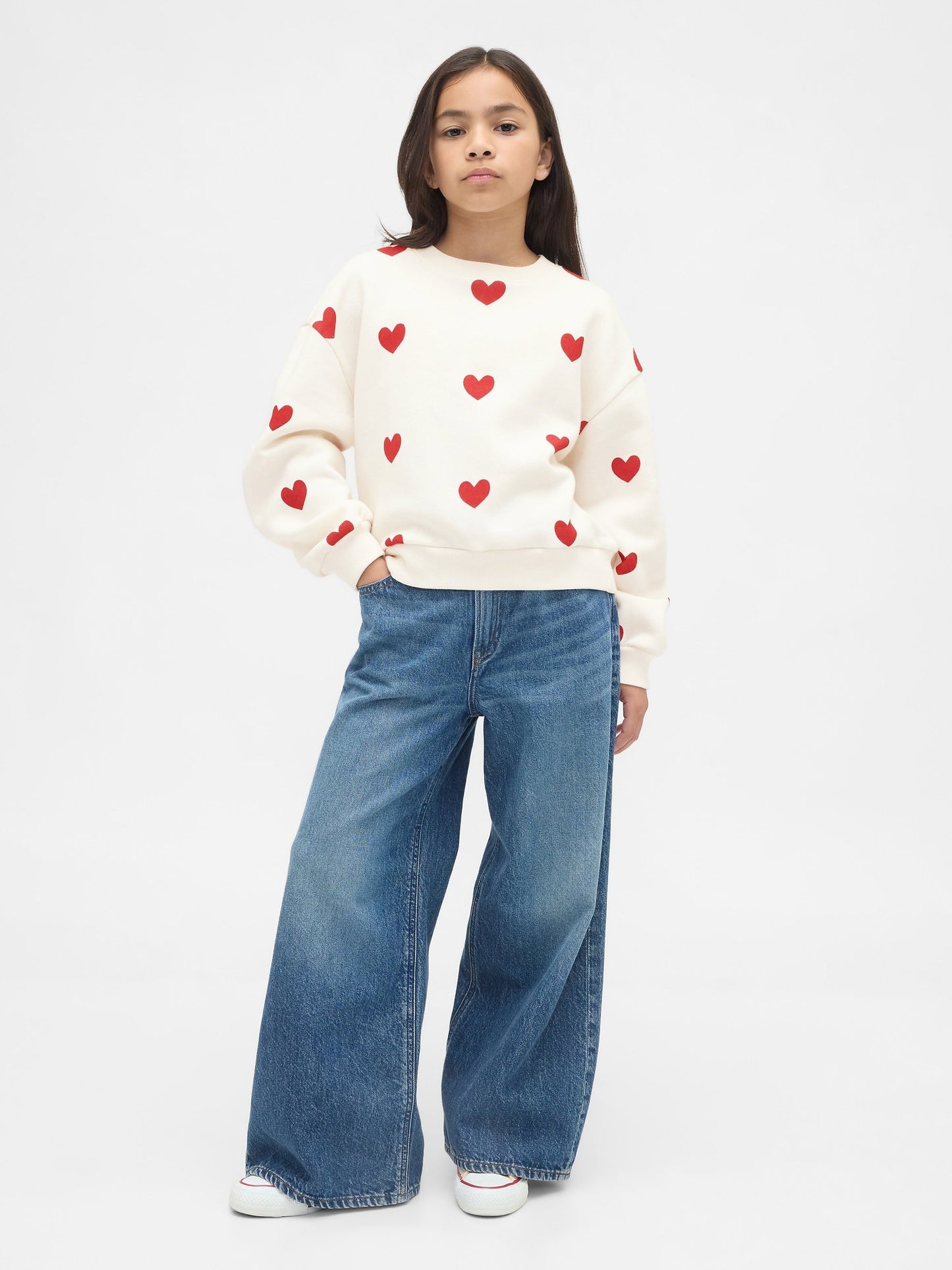 Beyaz Vintagesoft Dolman Sweatshirt