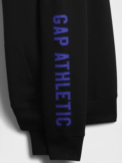 Siyah Sweatshirt Gapfit Tech Hızlı Kuruyan Logo
