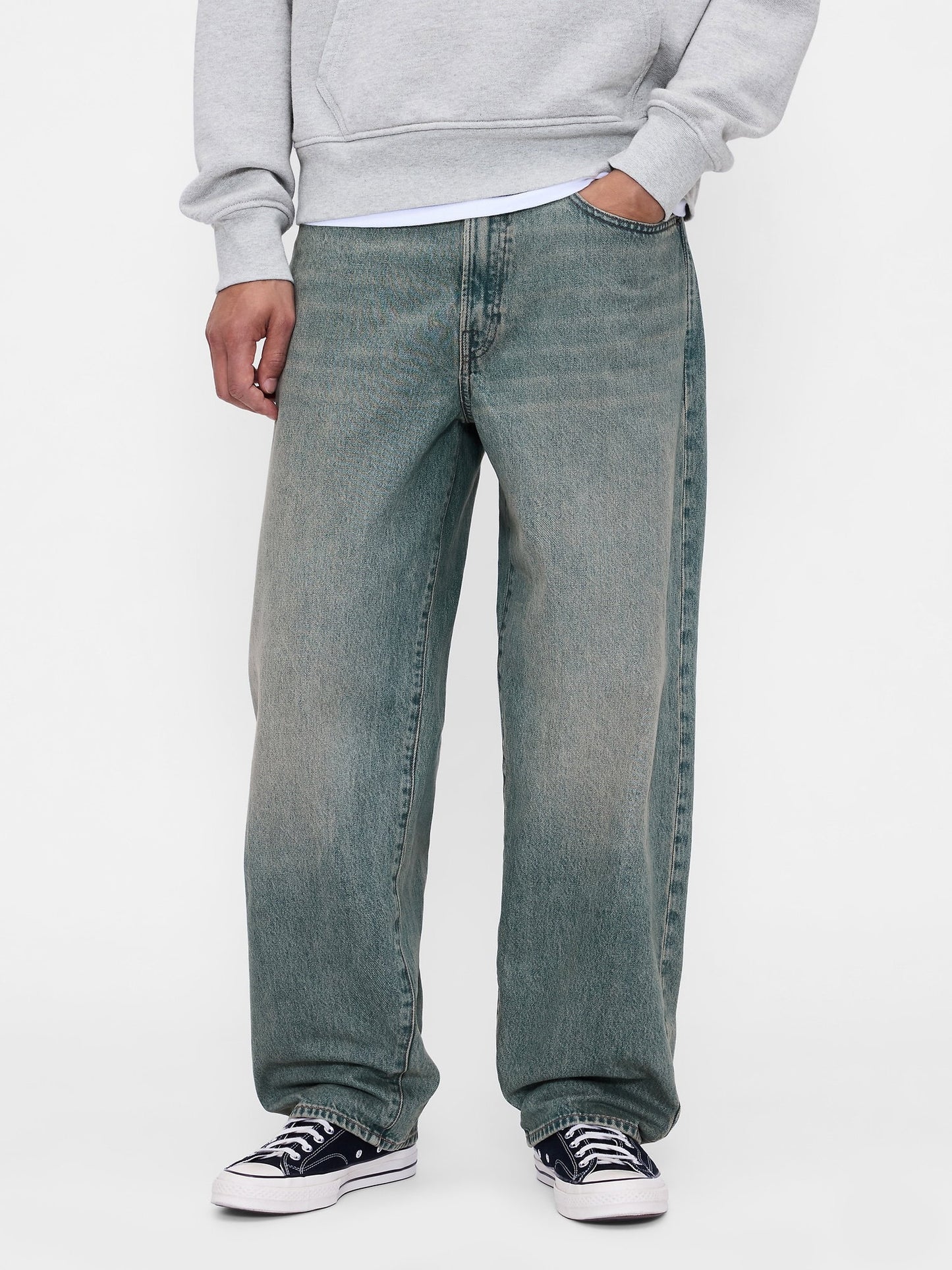 Mavi Baggy Jean Pantolon