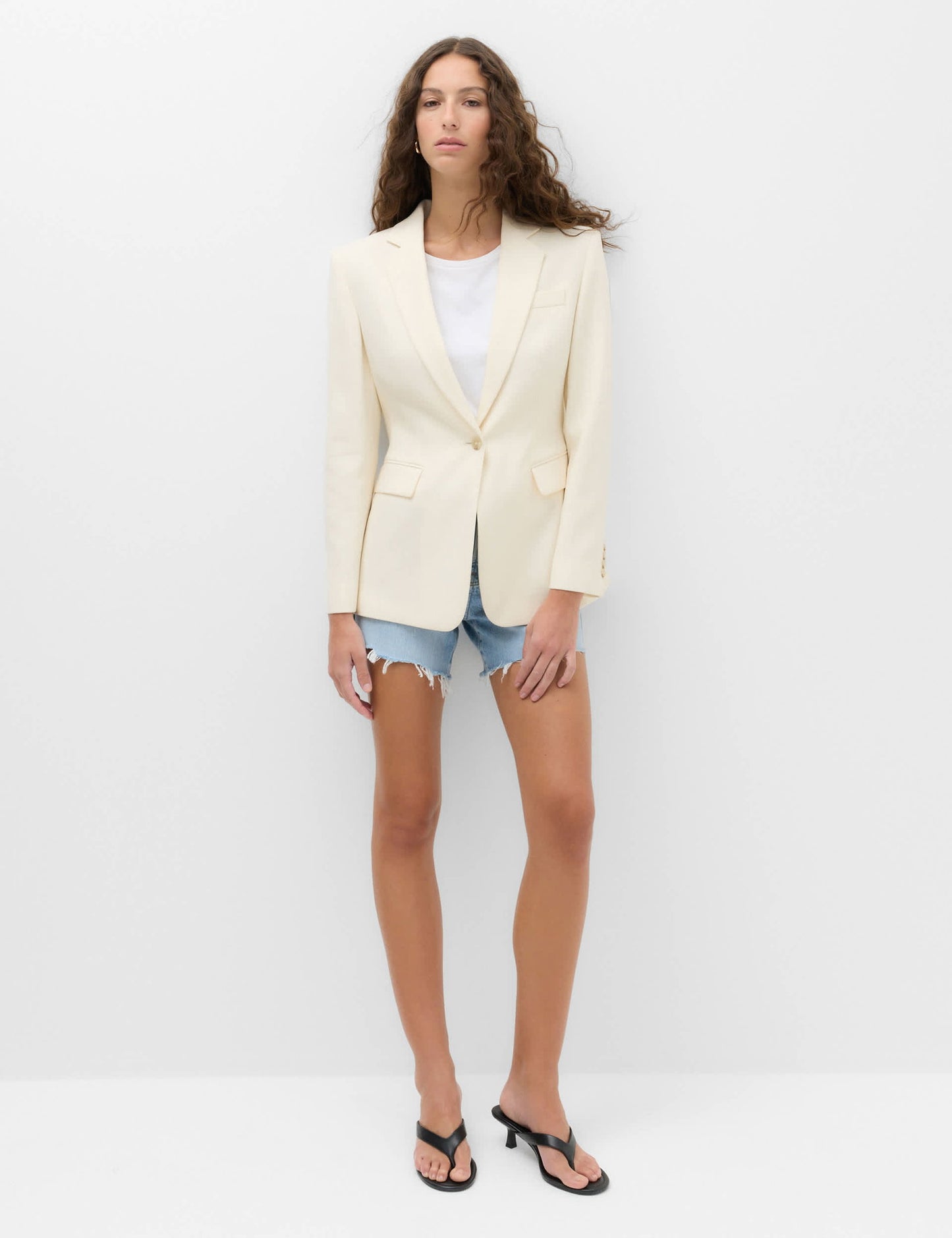 Tek Düğmeli Blazer Ceket