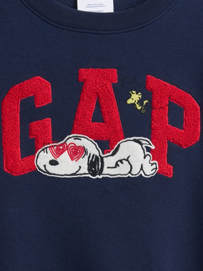Lacivert Vintagesoft Snoopy Logo Sweatshirt