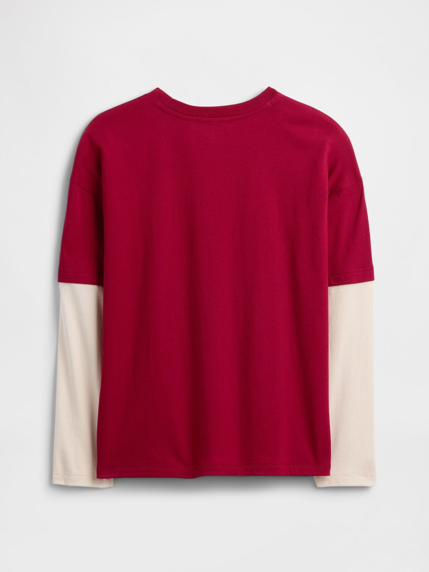 Kırmızı Relaxed Grafik T-shirt