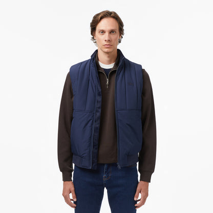 Lacoste Erkek Dik Yaka Lacivert Yelek