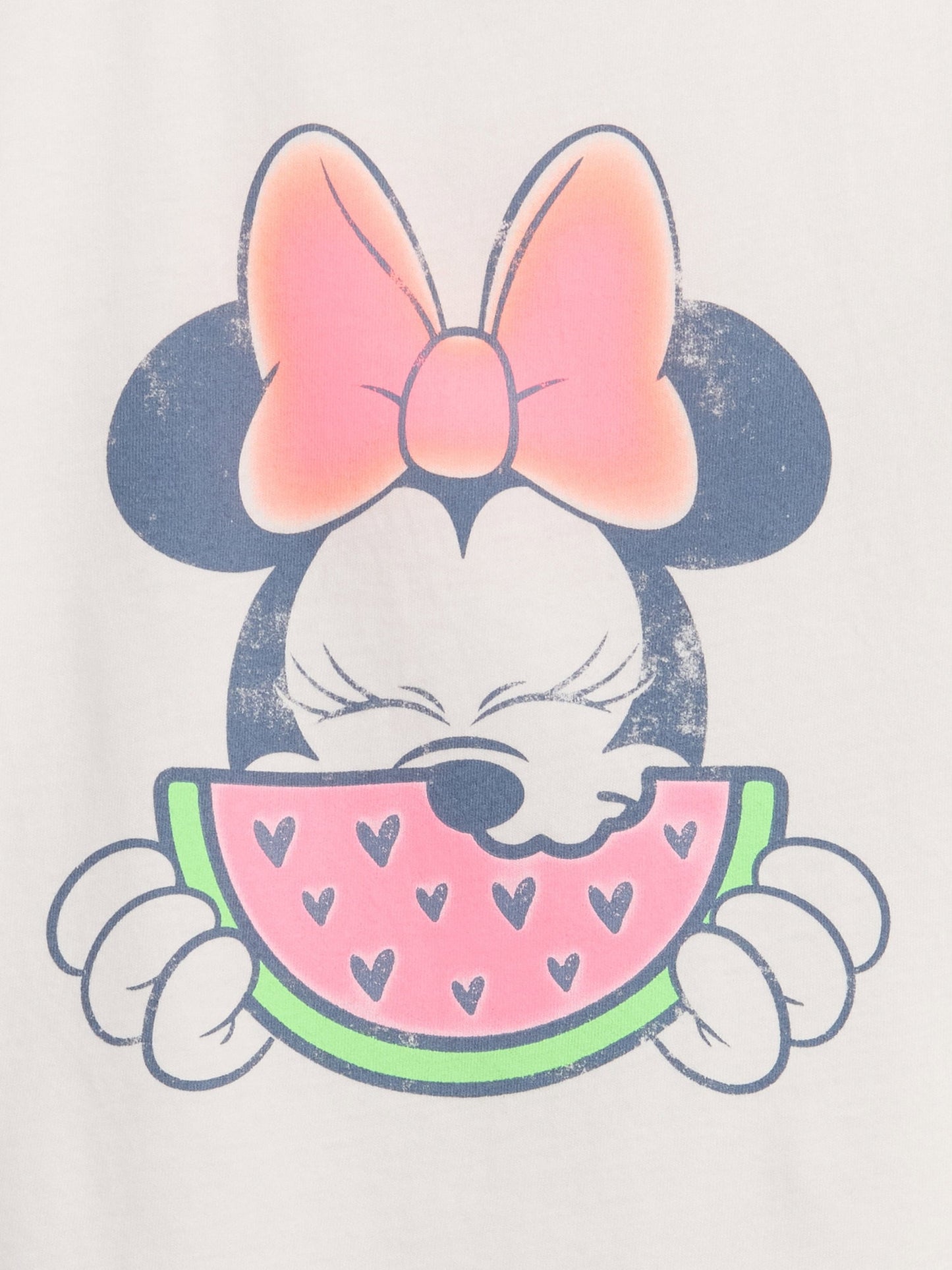 Beyaz Disney Grafik Baskılı T-shirt