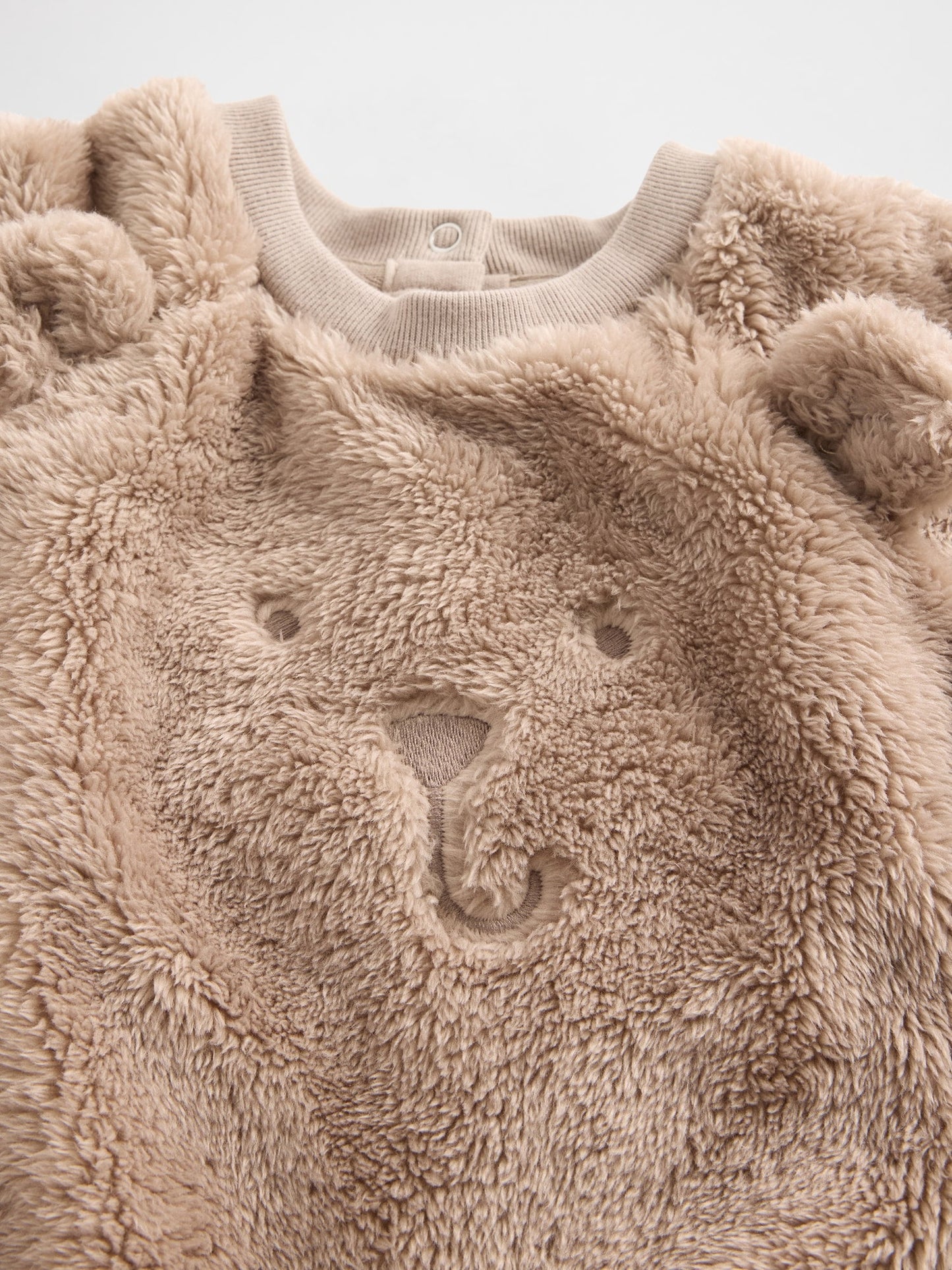 Kahverengi Sherpa Bear Outfit Set