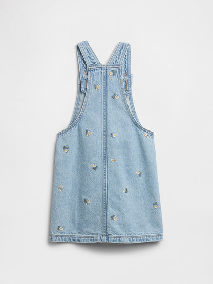 Açık Mavi Babygap Denim Tulum Etek